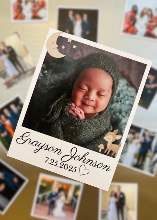 Baby Polaroid Magnet