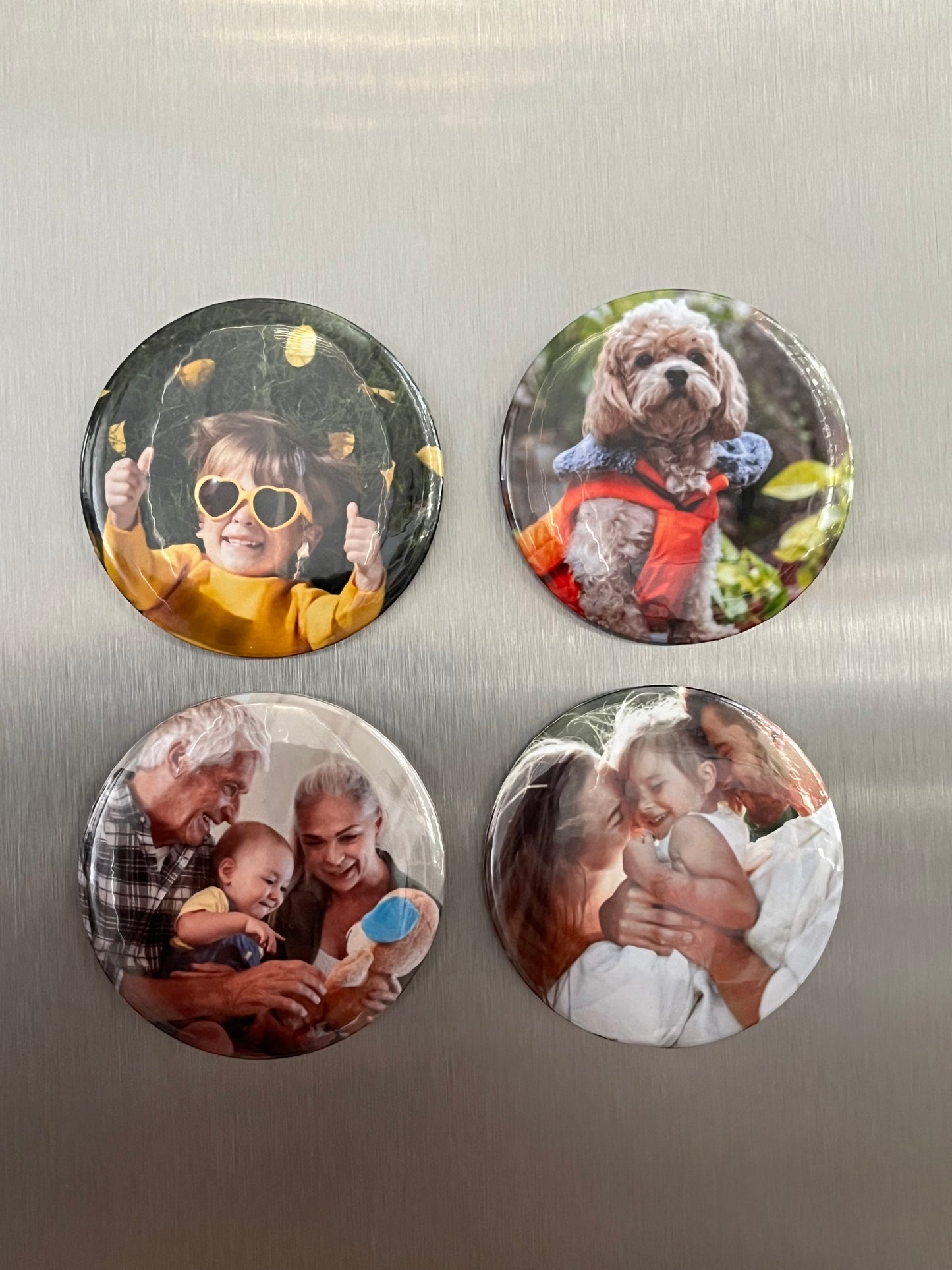 Custom Round Photo Magnets – 2.25 in