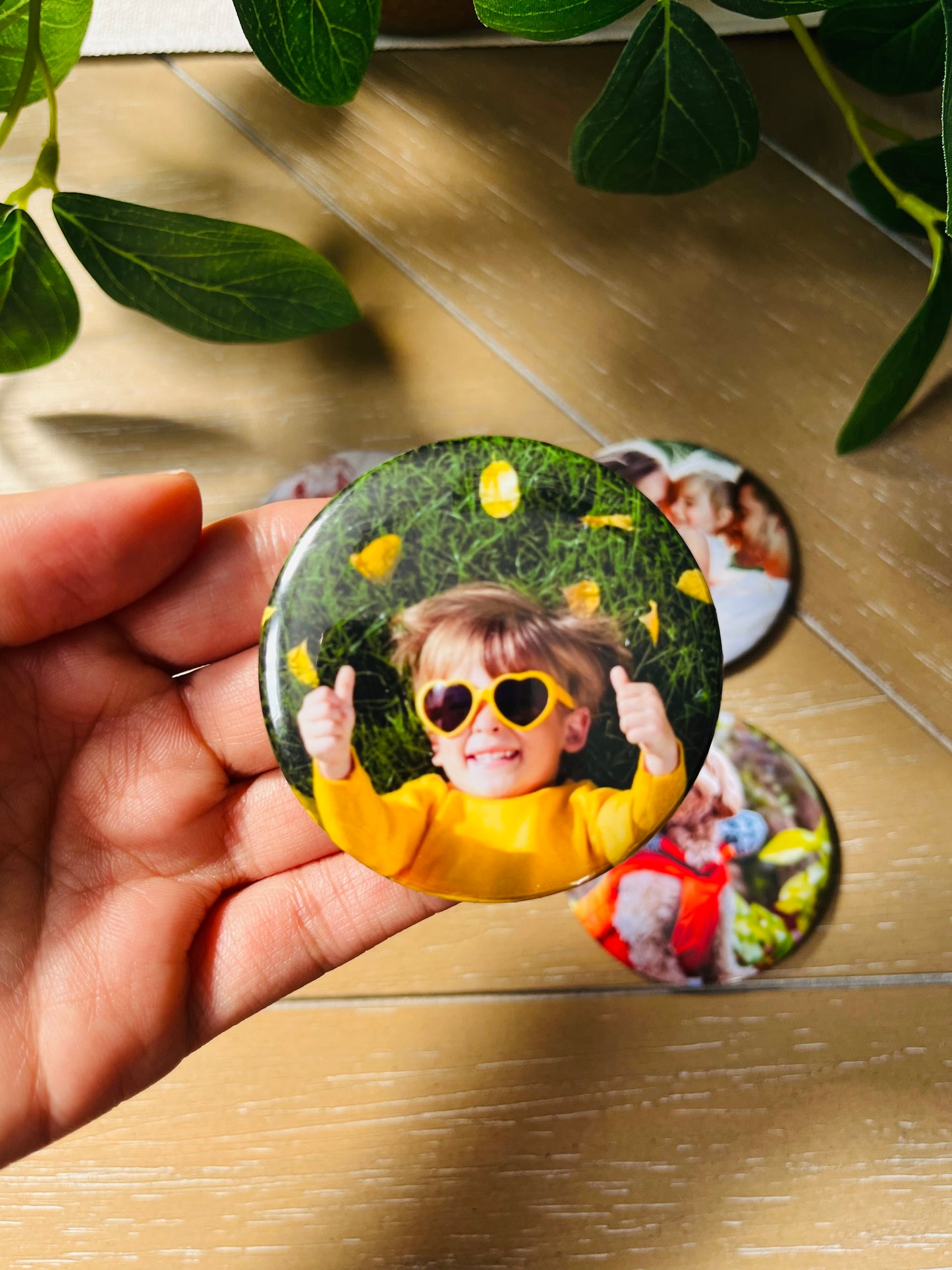 Custom Round Photo Magnets – 2.25 in
