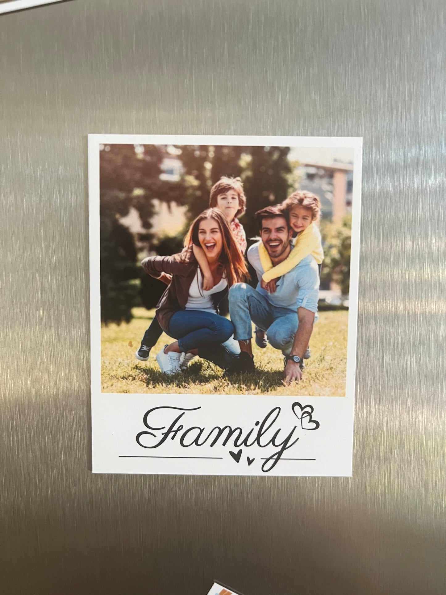 Family Polaroid Magnets