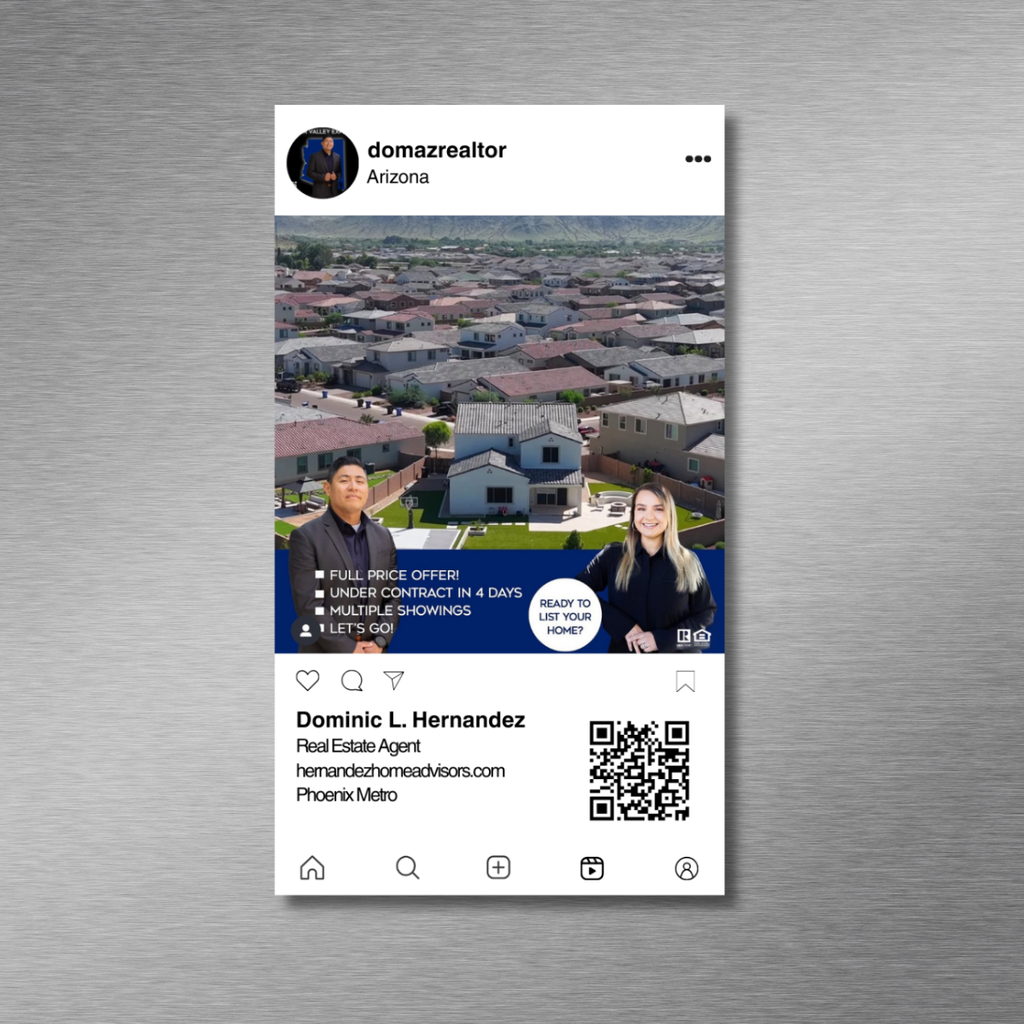 Instagram Post QR Code Magnet